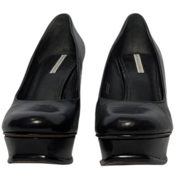 Vera Wang Lavender Platform Heels - Picture 4 of 10